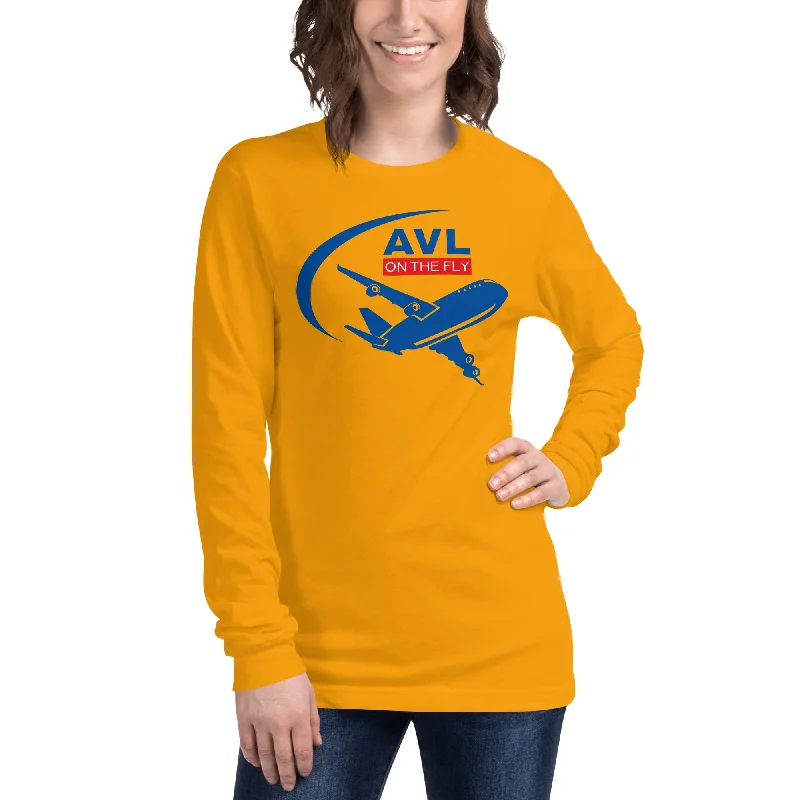 AVL ON THE FLY (BLUE) Unisex Long Sleeve Tee