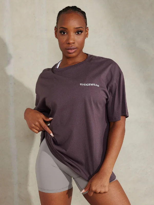 Embody Oversized T-Shirt - Plum