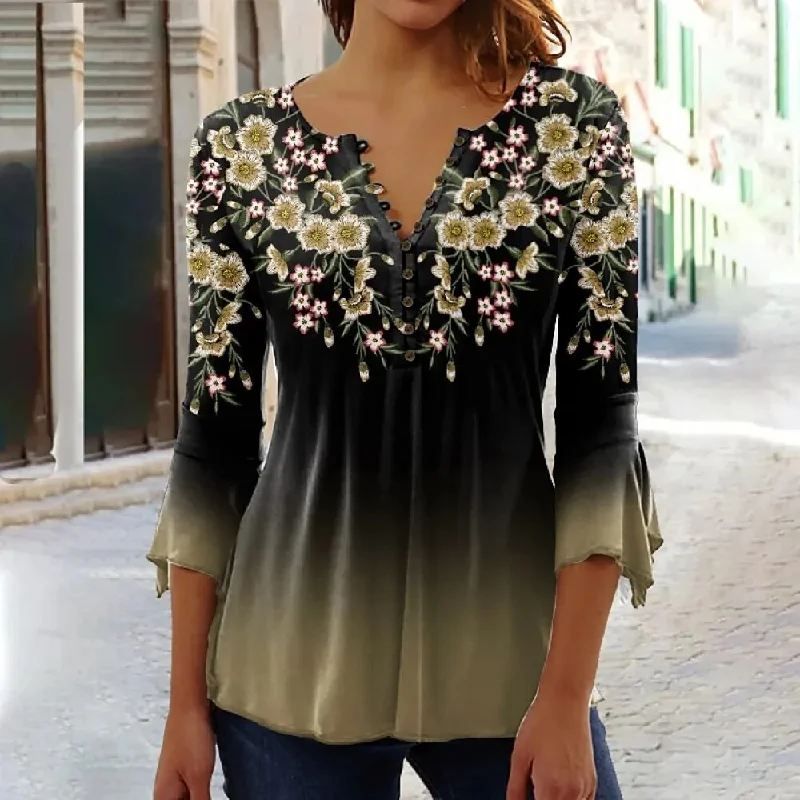 Temperament Short Sleeve Blouse