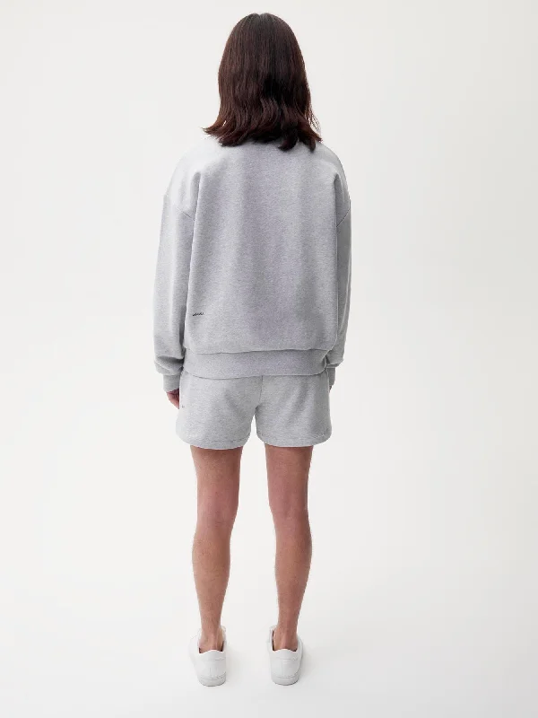 365 Midweight Shorts—grey marl