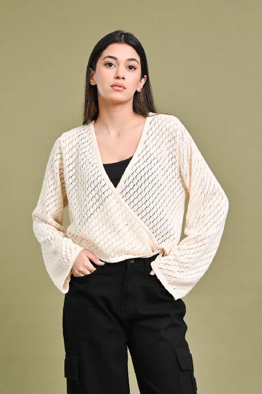 CROCHET WRAP-AROUND TOP