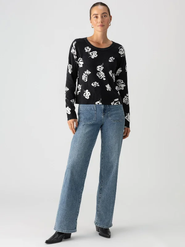 All Day Long Sweater Rose Pop