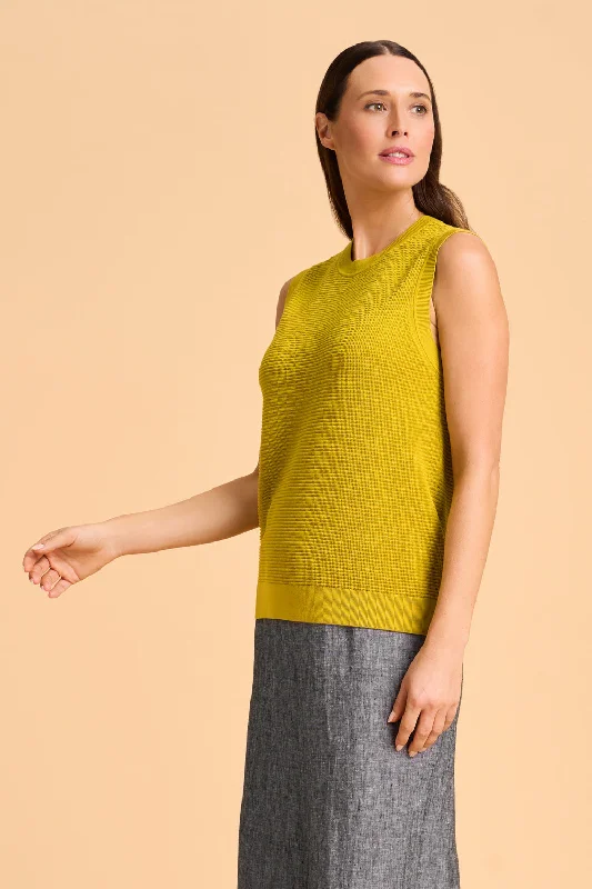 Silk Blend Knit Tank