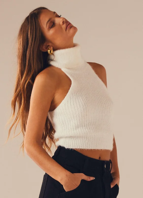 Aurora Knit Top - White