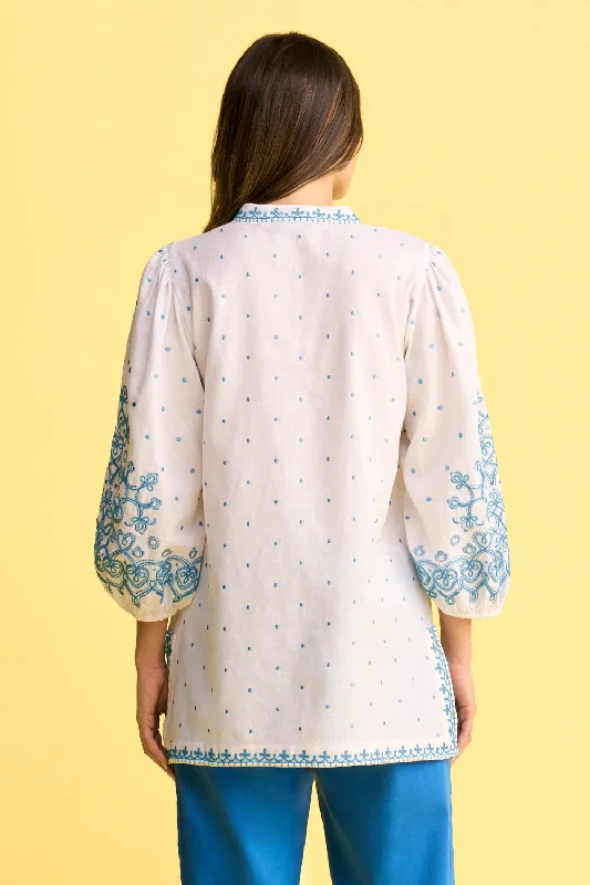 Cord Embroidered Kaftan