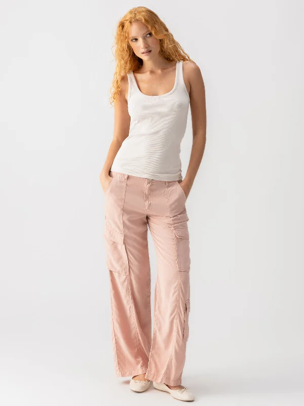 Doheny Standard Rise Cargo Pant Smokey Rose