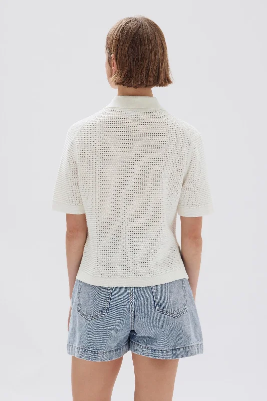 Enid Short Sleeve Knit Shirt