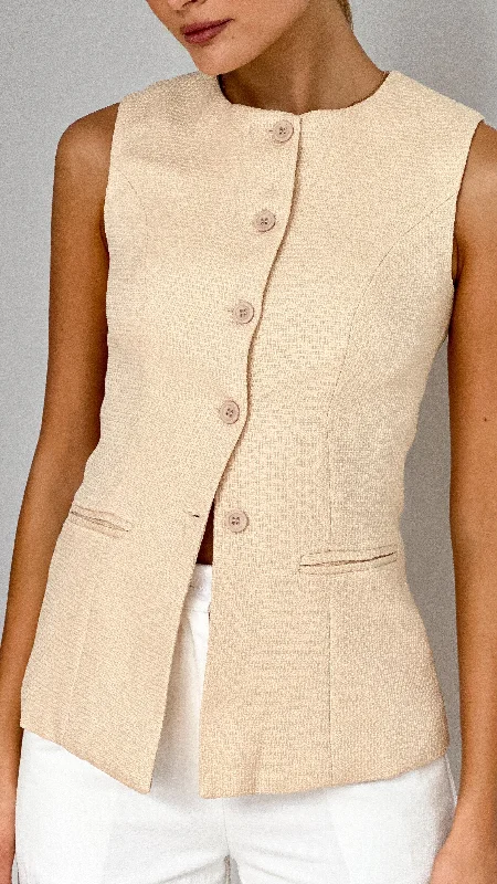 Giani Vest - Beige