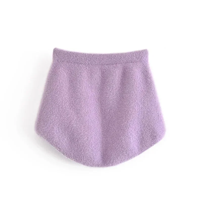 purple shorts / S