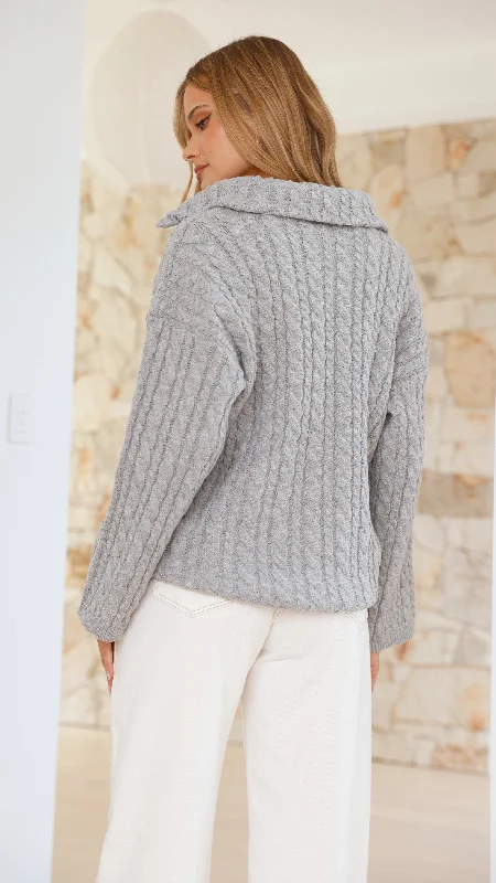 Mia Jumper - Grey