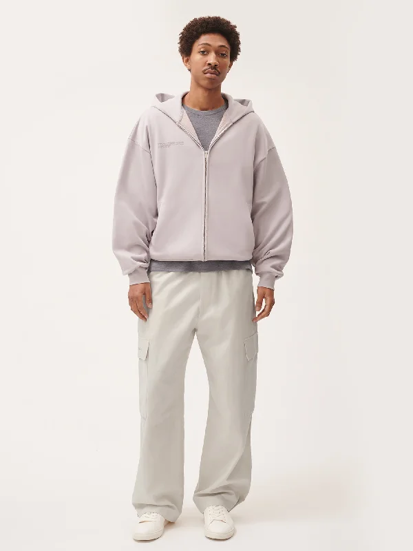 Natural Dye Oversized Hoodie—daylight purple