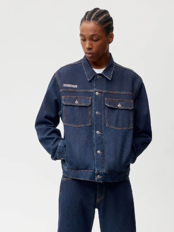 Nettle Denim Jacket—rinse wash