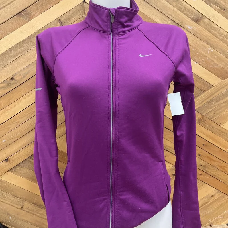 Nike - Women's Full-Zip Fleece Jacket - MSRP comp $80: Purple-women-SM