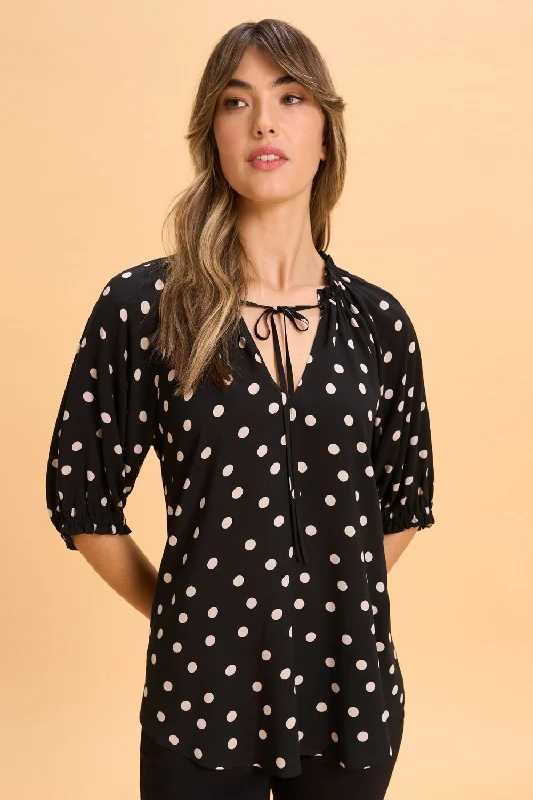 Neck Tie Blouse