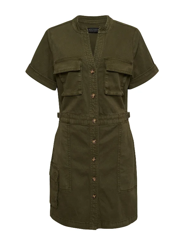 Reissue Dress Burnt Olive