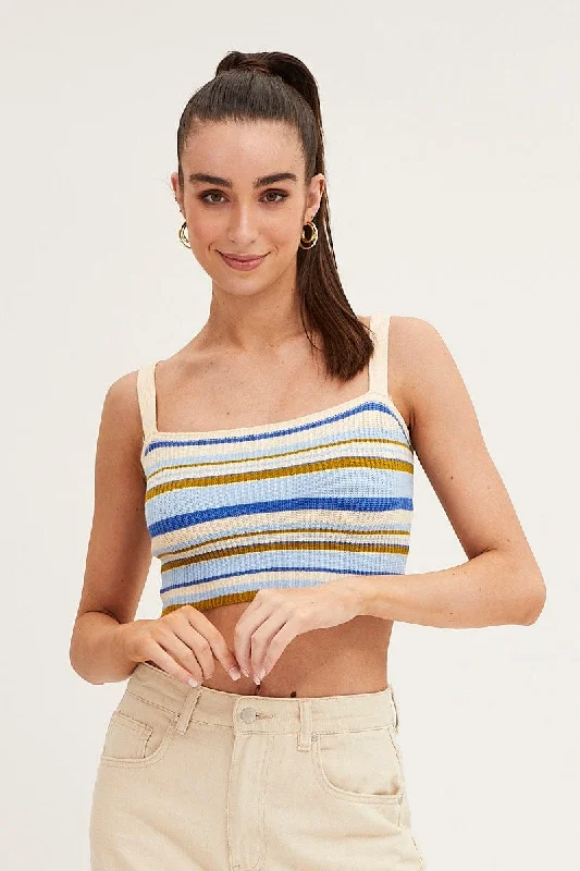 Stripe Knit Top