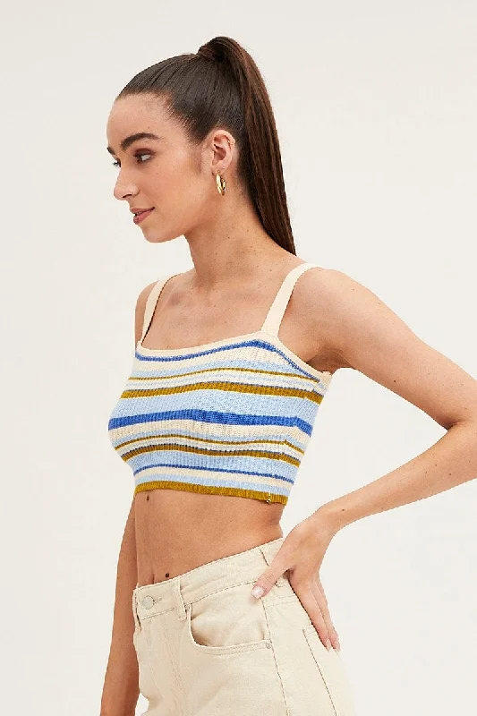 Stripe Knit Top