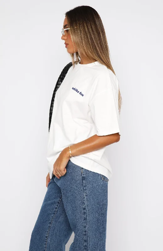 The Main Character Oversized Tee White