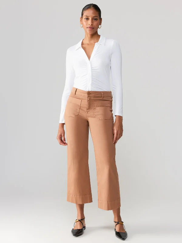 The Marine Standard Rise Crop Pant Mocha Mousse