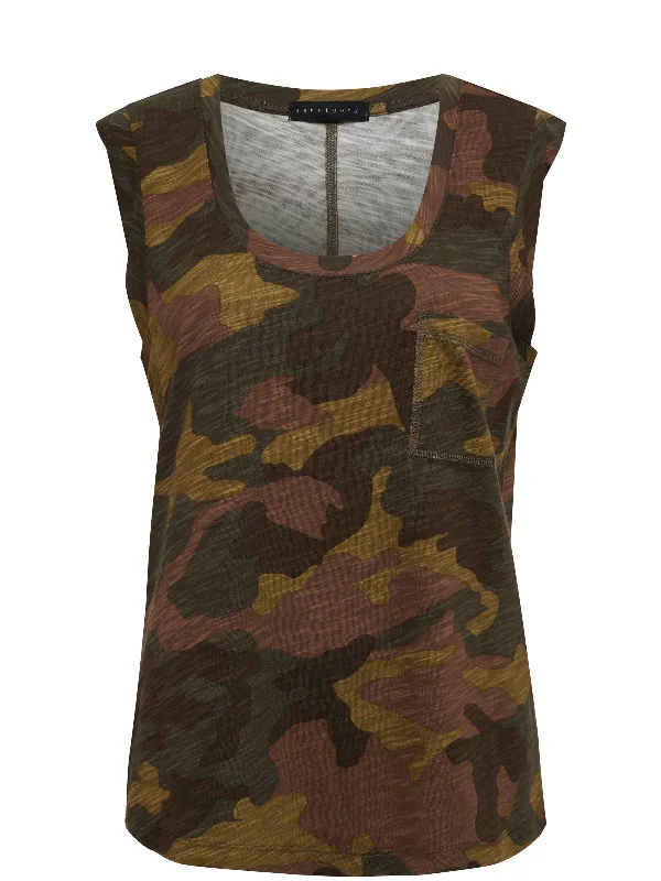 Traveler Twist Sleeve Tee Renew Camo