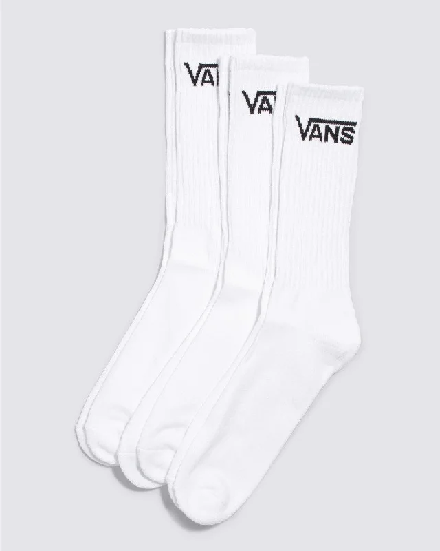 Vans Mens Classic Crew Socks White