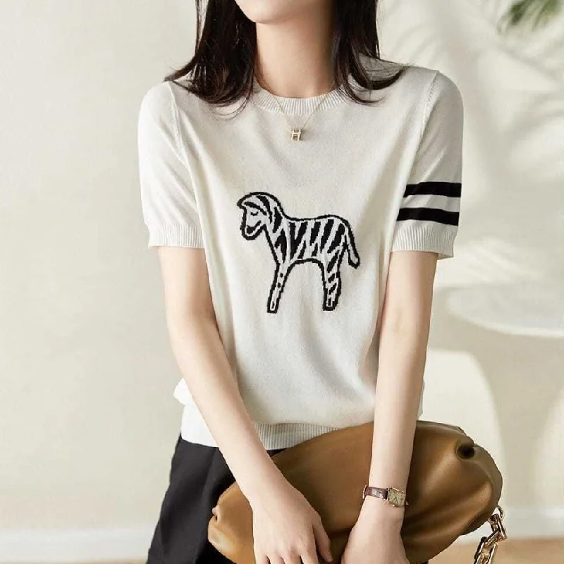 Women Shift Cute Animal Shirts & Tops