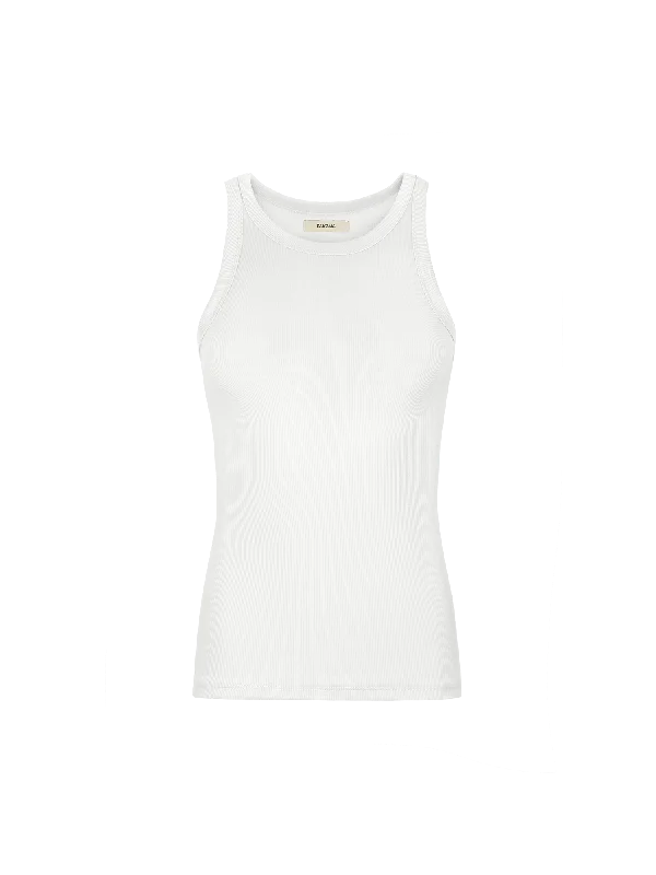 Women's 365 Lightweight Rib Tank Top—off-white