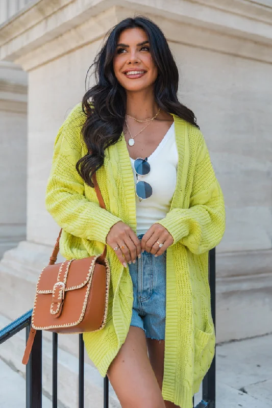 Won't Change My Heart Matcha Cardigan