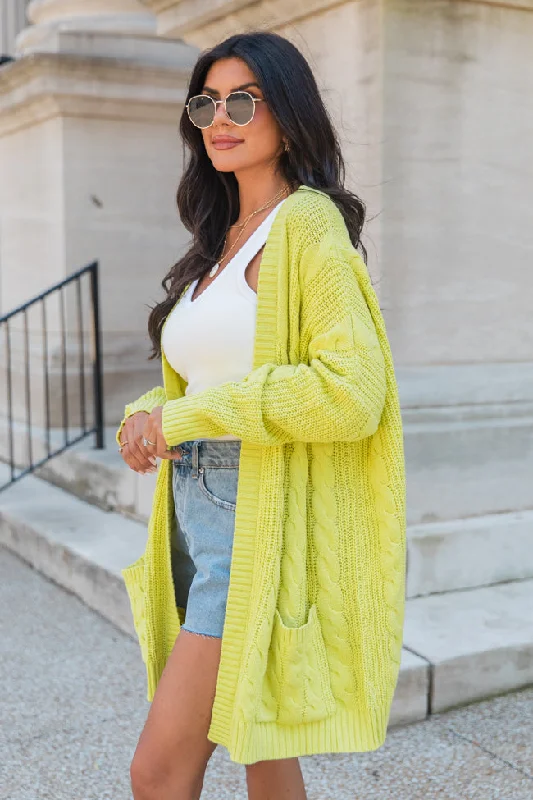 Won't Change My Heart Matcha Cardigan