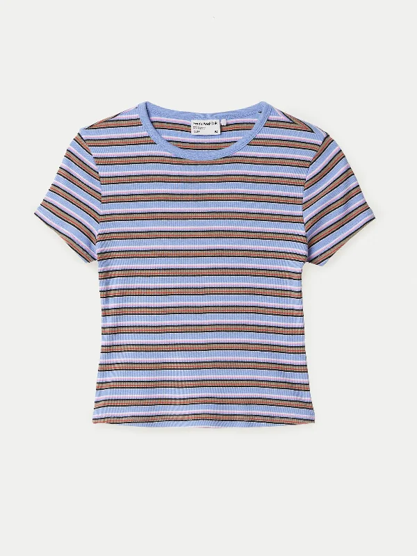 The Baby T-Shirt in Peony Blue