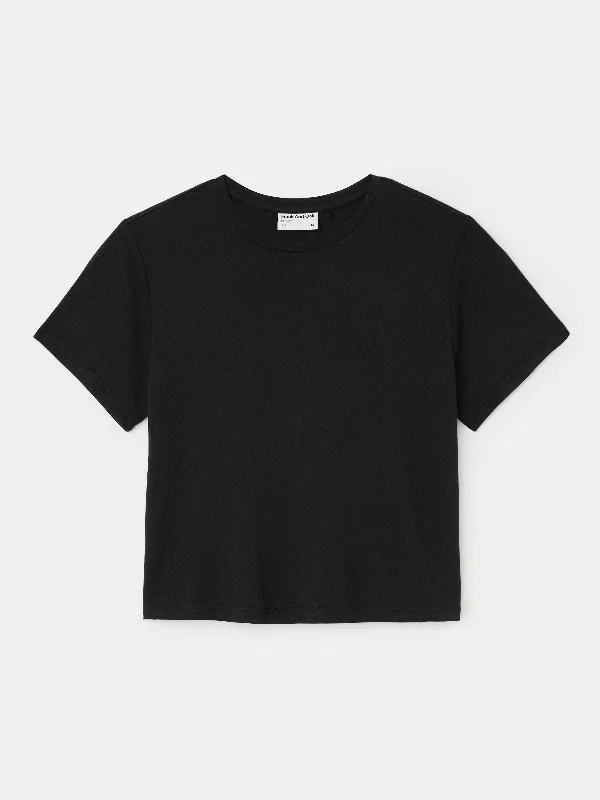 The Relaxed Fluid T-Shirt in Black