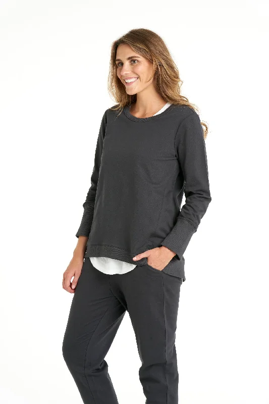 Betty Basics Dolly Sweat Gunmetal