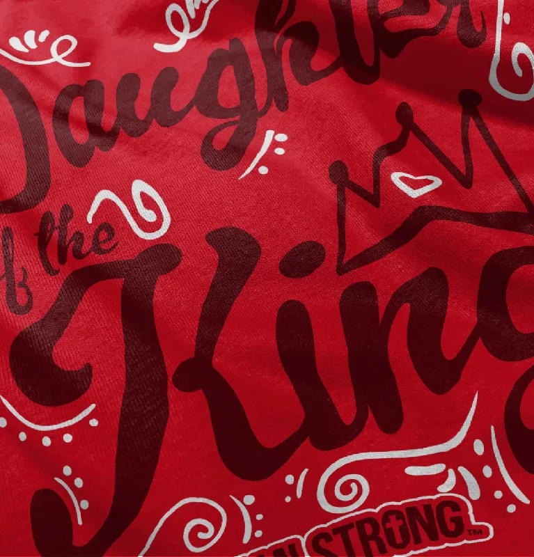 Daughter Of The King Ringer Romper Bodysuit