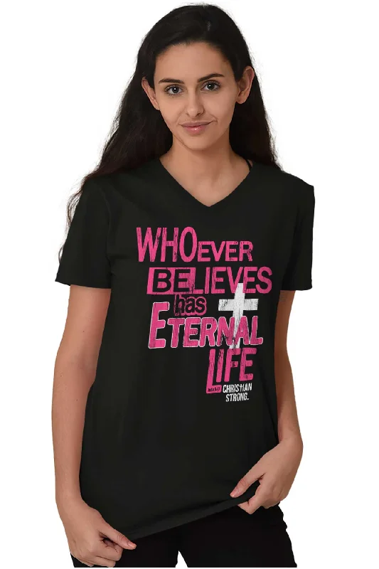 Eternal Life V-Neck T-Shirt