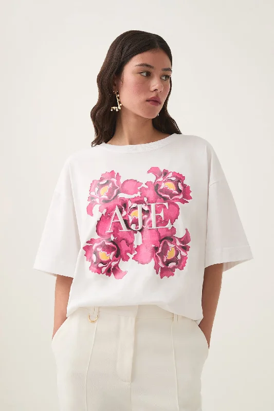 WHITE /BOLDLY BLOOMING / XL