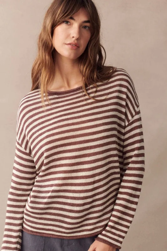 Isa Stripe Knit Top