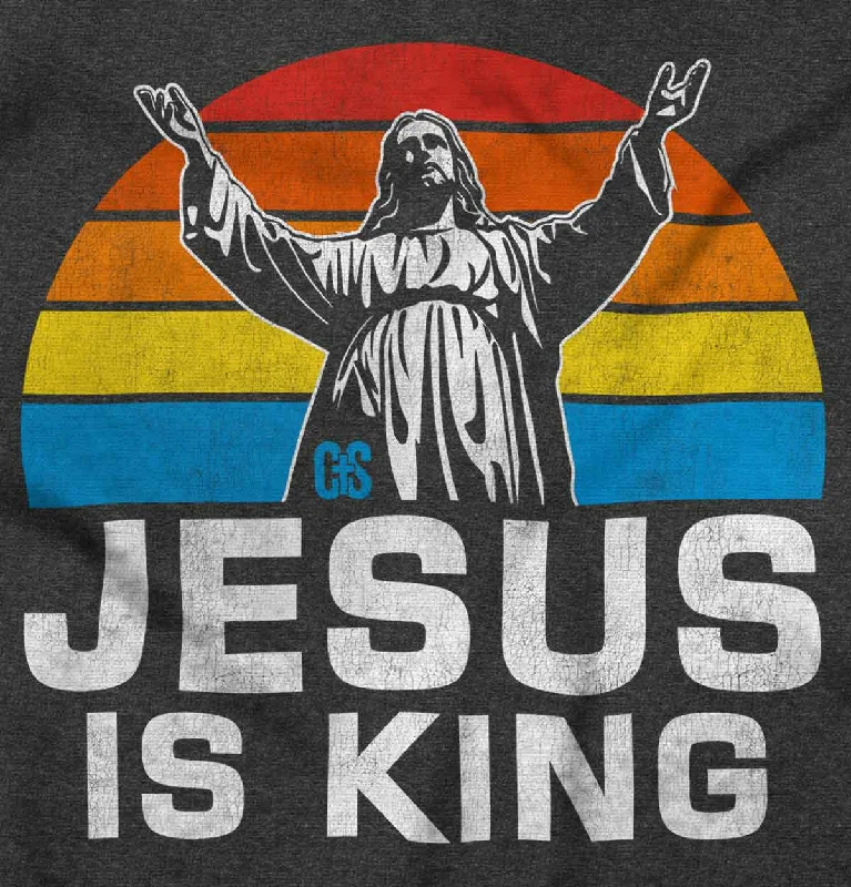 Jesus is King Ladies T Shirt