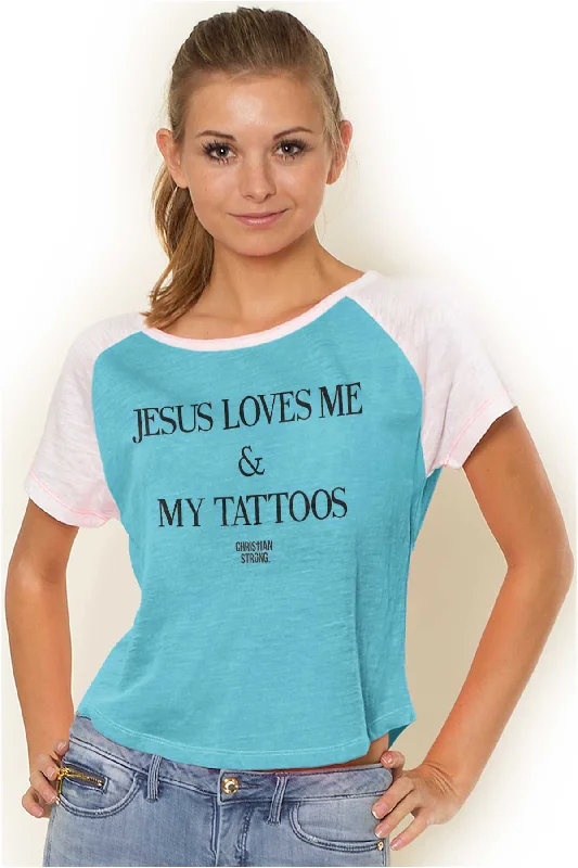 Jesus Loves My Tattoos Vintage T Shirts