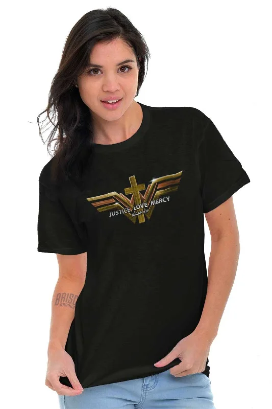 Justice Love Mercy T Shirt