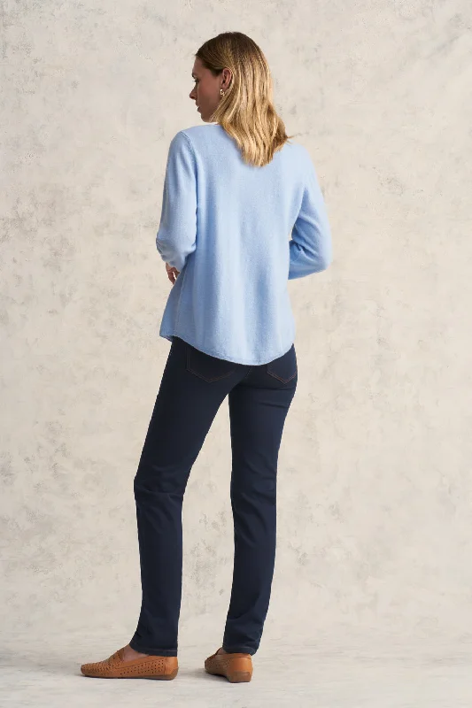 Cashmere Blouson Sleeve Jumper