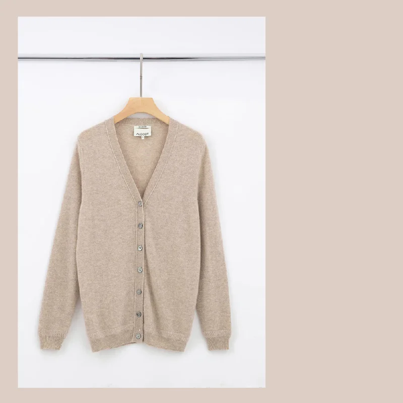 Oversized Cardigan - Milk Toffee