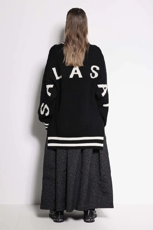 Salasai Script Jumper - Black