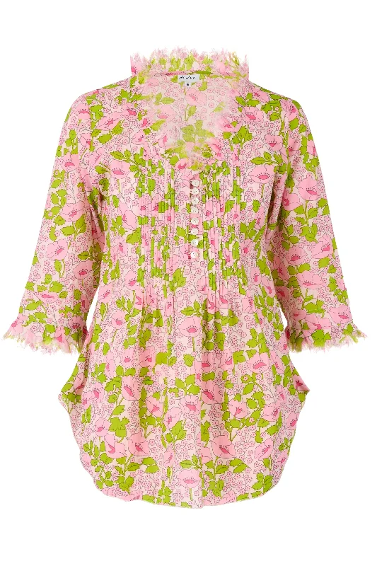 Sophie Cotton Shirt in Abstract Flower