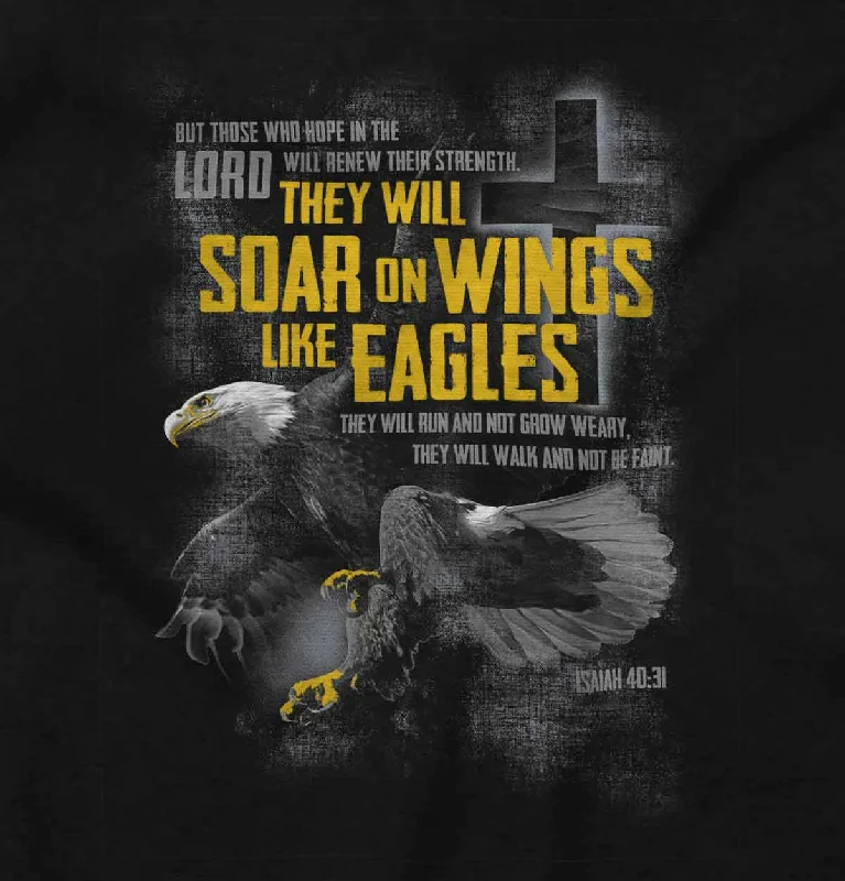 Wings like Eagles Junior Fit V-Neck T-Shirt